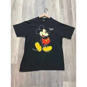 Vtg 80s Mickey Mouse T Shirt M MADE IN USA Disney Siesta Key Florida!